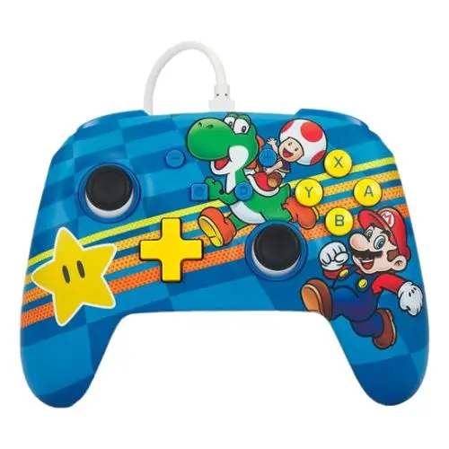 Control Power A Nintendo Switch Mario Mushroom Kingdom Friends Alámbrico PWA-A-06211