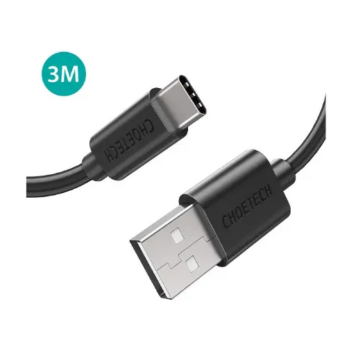 Cable de USB a USB-C Choetech Carga Rápida 3mts AC0003