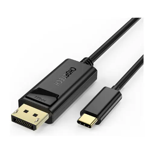 Cable de DisplayPort a USB-C Choetech 1.8mts Negro XCP-1801