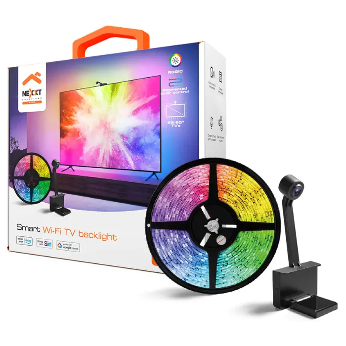 Cinta LED Nexxt Solutions Home Con Cámara Integrada Para TV NHB-S615 