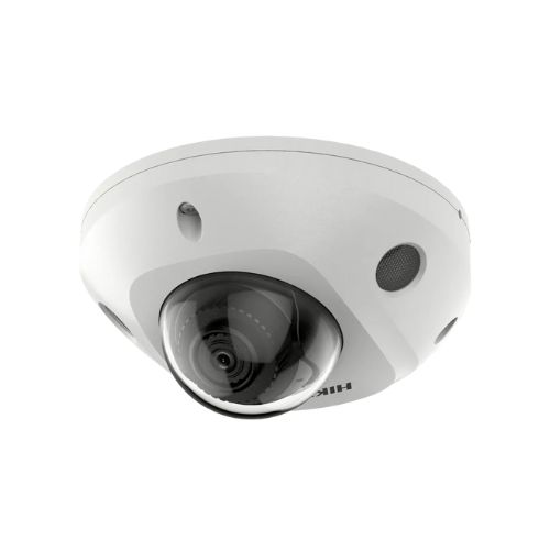 Cámara de Seguridad Mini Domo Hikvision 4MP AcuSense IP67 IK8 DS-2CD2543G2-I(WS)