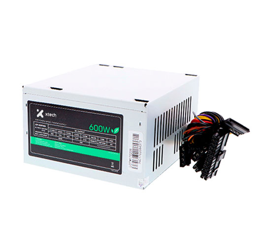 Fuente de alimentación Xtech 600W 2 conectores SATA