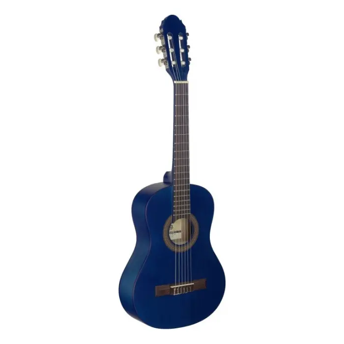 Guitarra Acustica Stagg 1/2 para Niños Azul C410MBL