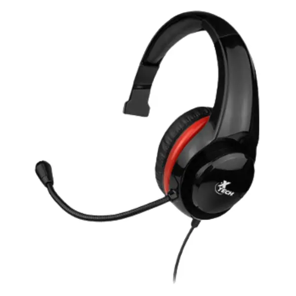 Headset XTech Molten Alámbricos Negros/Rojo XTH-520RD
