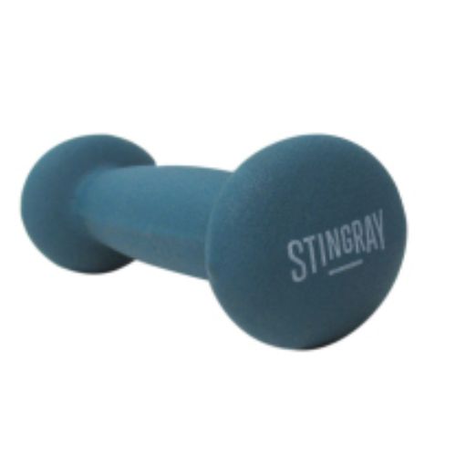 Mancuerna Metalica Stingray cubierta con neopreno Verde SFMAN-3LB
