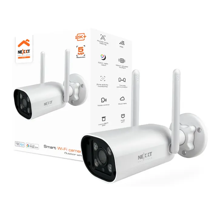 Cámara Fija Nexxt Solutions Home 2K+ 5MP con Conexión RJ45 NHC-OF10