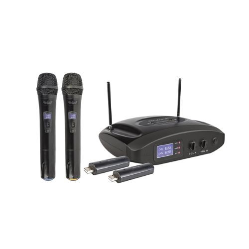 Micrófono de Mano Studio Z Inalámbrico Negro UHF GW-R2000