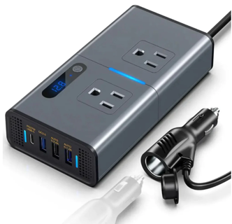 Inversor de Energía Multifuncional CDP para Vehículo Entrada 12V XVU212