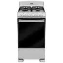 Cocina de Gas Mabe 20″ 4 Quemadores Plateada EM5041BAIS1