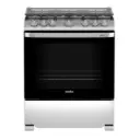 Cocina de Gas Mabe 30″ 6 Quemadores Plateada/Negro EMH7602JSS0