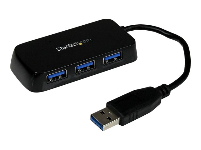 Adaptador StarTech Concentrado Super Speed 4 Puertos Hub USB 3.0