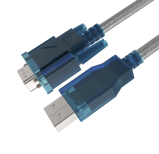 Cable Convertidor XTech USB a Serial DEB9 Estándar de 9 Clavijas 3M Azul XTC-319