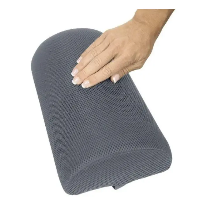 Cojín Lumbar VIve Media Luna Firme Gris