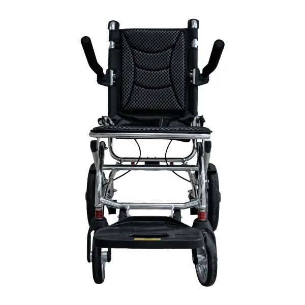 Silla de Traslado HOSP 16” Ergonómica Plegable Negra CA989LFH