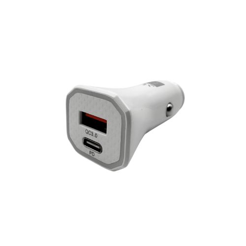 Cargador para Carro Case Logic USB-A/USB-C Blanco CL-PD-V4-104-WT
