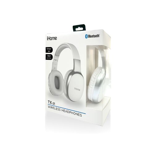 Headset IHOME Inalámbricos TX-21 Blanco HM-AU-BO-201-WT