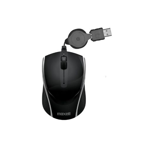 Mouse Maxell Alámbrico USB Negro 347058