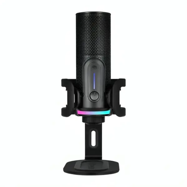 MICROFONO STREAMPLIFY AEROCOOL MIC PRO-192-RGB-ST-BK CON LUCES LED RGB NEGRO SPMC-MP3C327.11