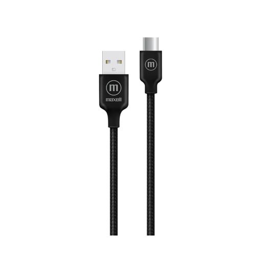 Cable Maxell USB a USB-C 2 Mtrs Negro 348586