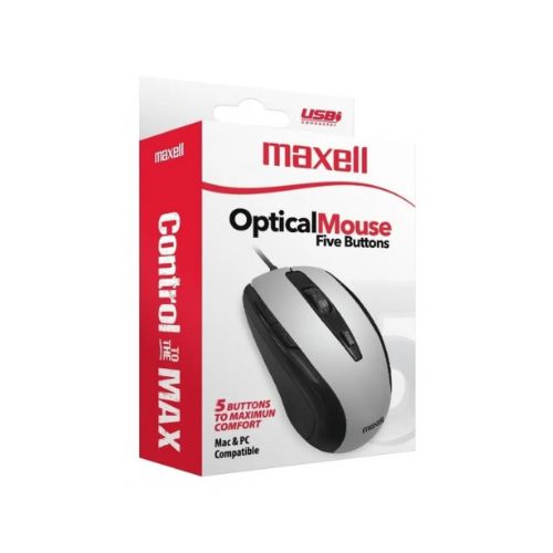 Mouse Maxell Óptico MOWR-105 Silver 348419