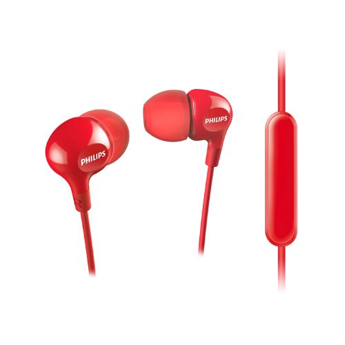 Audífonos Philips con Micrófono Roja SHE3555RD/00