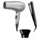 Combo Remington Secador-Plancha de Cabello Titaniun