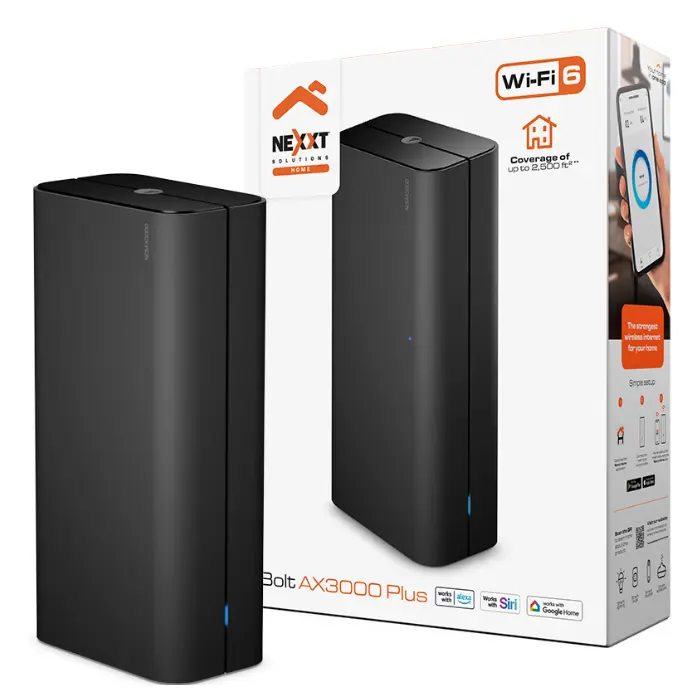 Enrutador WiFi Mesh Nexxt Solutions Home Negro NCM-X3000