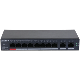 Dahua switch 10 puertos con 8 Puertos PoE -DH-CS4010-8ET-110- 1.0.01.20.11245-9003