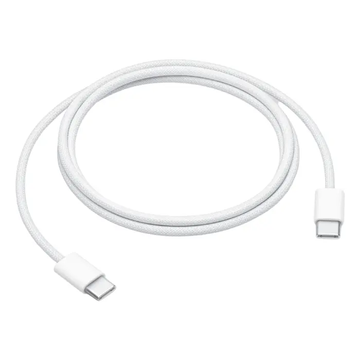 Cable de Carga Apple 60W USB-C a USB-C 1mt Blanco MW493AM/A