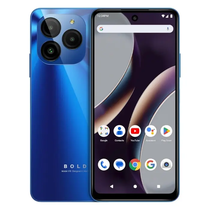 Celular BLU Bold K10 LTE 128GB 4GB-RAM Azul