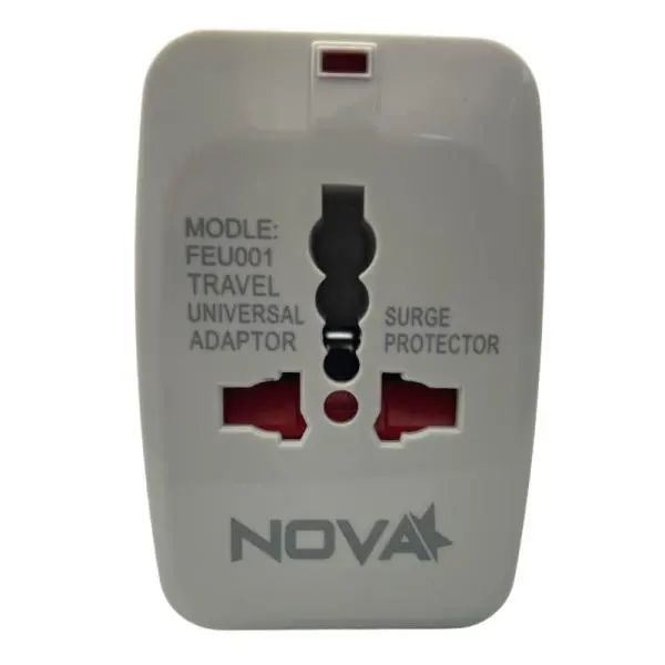 ADAPTADOR UNIVERSAL NOVA FEU001 PARA VIAJES