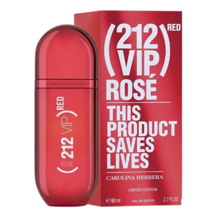Perfume Carolina Herrera 212 VIP Rose Red EDP 80ml Mujer