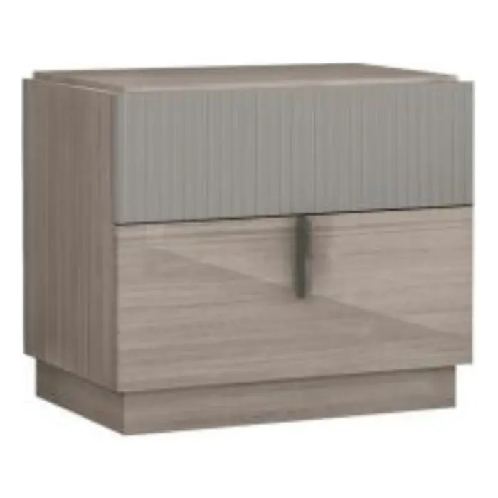 Mesa de Noche Barcelona Design Bages Beige/Gris RB139NE-BG