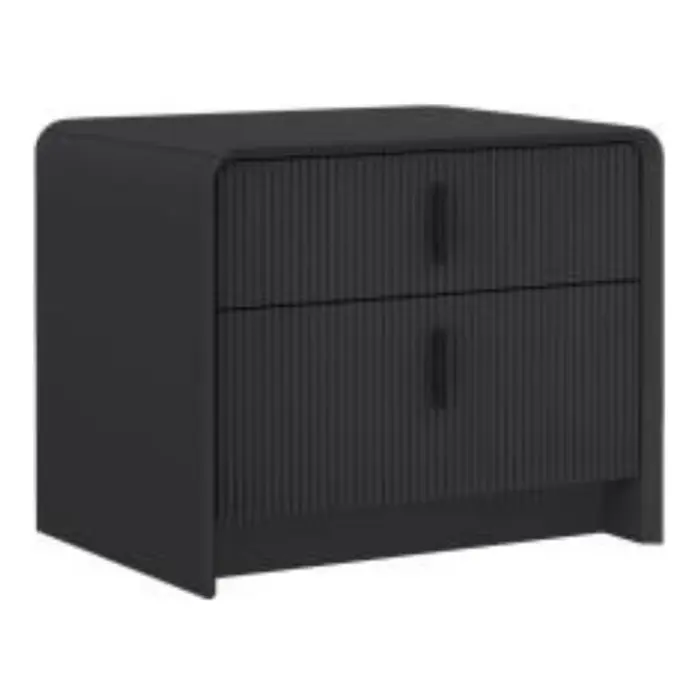 Mesa de Noche Barcelona Design Anoia Grafito/Negro SB107NE-GFT