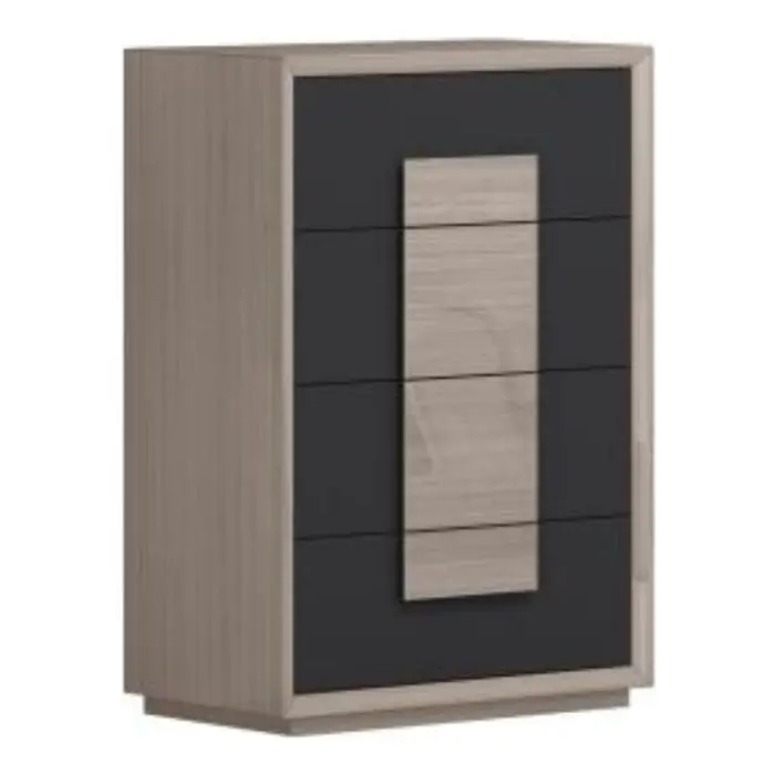 Cómoda Barcelona Design Sabadell 4 Cajones Beige/Grafito RB857CA-BG
