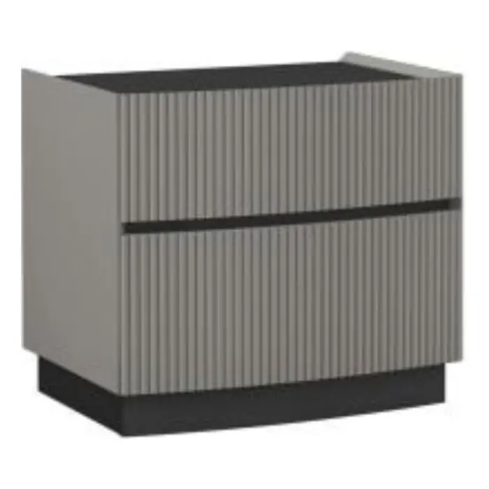 Mesa de Noche Barcelona Design Terrassa Izquierda Gris/Grafito BN/SB189NE-L