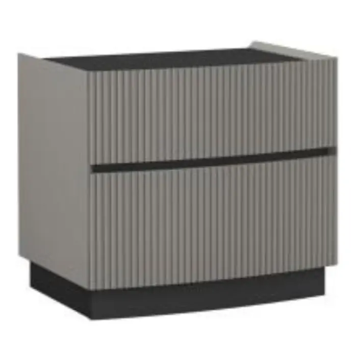 Mesa de Noche Barcelona Design Terrassa Derecha Gris/Grafito BN/SB189NE-R