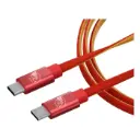 Cable USB-C a Micro USB-A American Electric 1mt Alimentación/Transferencia Rojo JF-2TMC