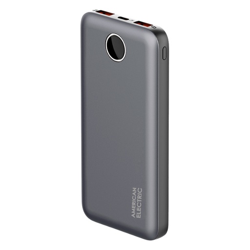 Batería Portátil American Electric 10.000mAh USB-A Gris JF-PQ10