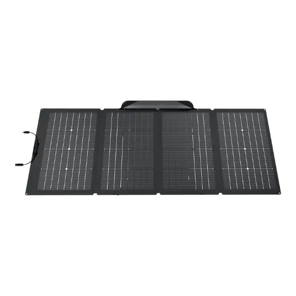 Panel Solar EcoFlow Portátil Bifacial 220W Negro EFSOLAR220W