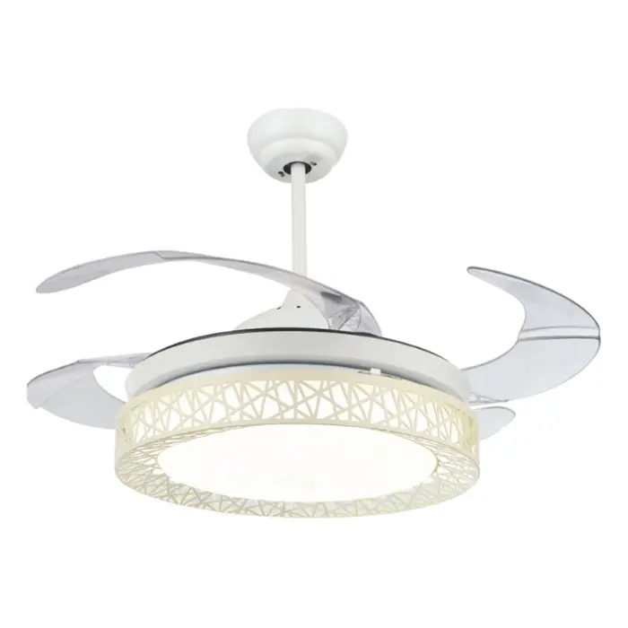 Ventilador de Techo American Electric Cecias 42″ Luz LED 36W Blanco 413-WT