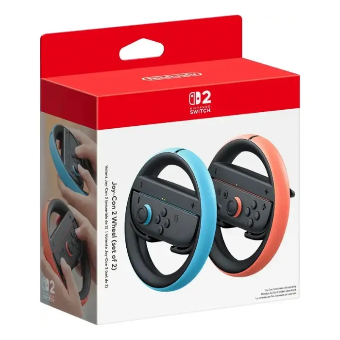 Volante Nintendo Switch 2 Joy-Con 2 Wheel (2-Pack) Azul/Rojo BEEABU2AA