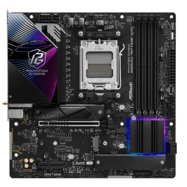 TARJETA MADRE ASROCK B850M RIPTIDE WIFI AM5 ATX DDR5