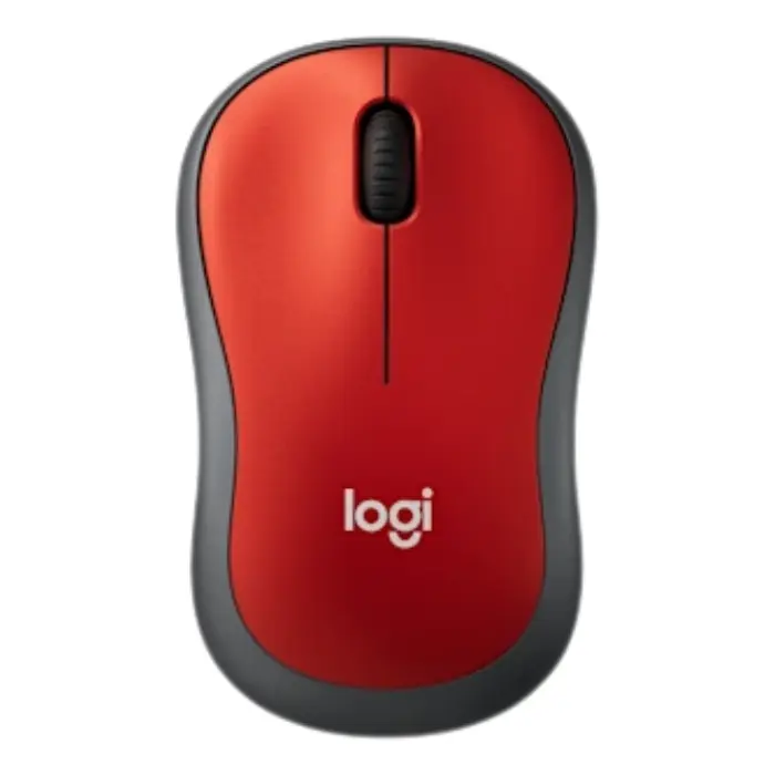 Mouse Logitech M185 Inalámbrico USB-A 1.000DPI Rojo 910-003635