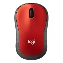 Mouse Logitech M185 Inalámbrico USB-A 1.000DPI Rojo 910-003635