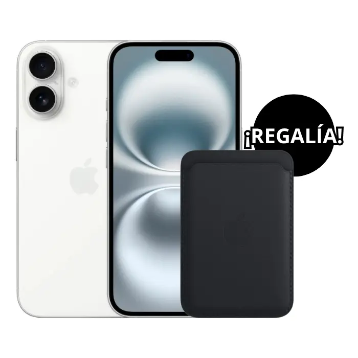Celular Apple iPhone 16 Plus 5G 128GB 8GB-RAM Blanco
