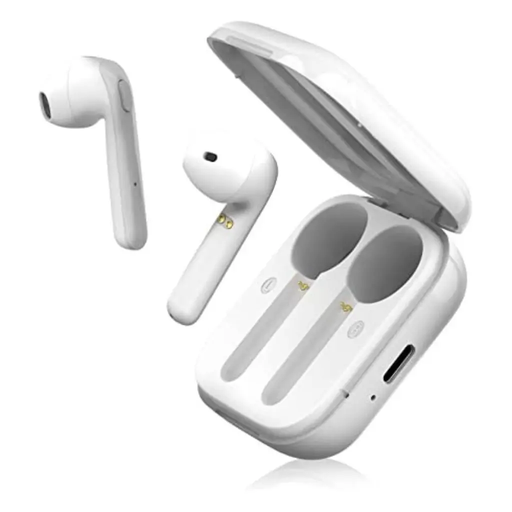 Audífonos Inalámbricos Blu Aria Pod Blancos