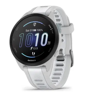 SmartWatch Garmin Forerunner 165 Music 43mm Mist Gray/Whitestone 010-02863-31