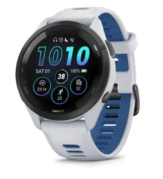 SmartWatch Garmin Forerunner 265 46mm Whitestone/Tidal Blanco-Azul 010-02810-01