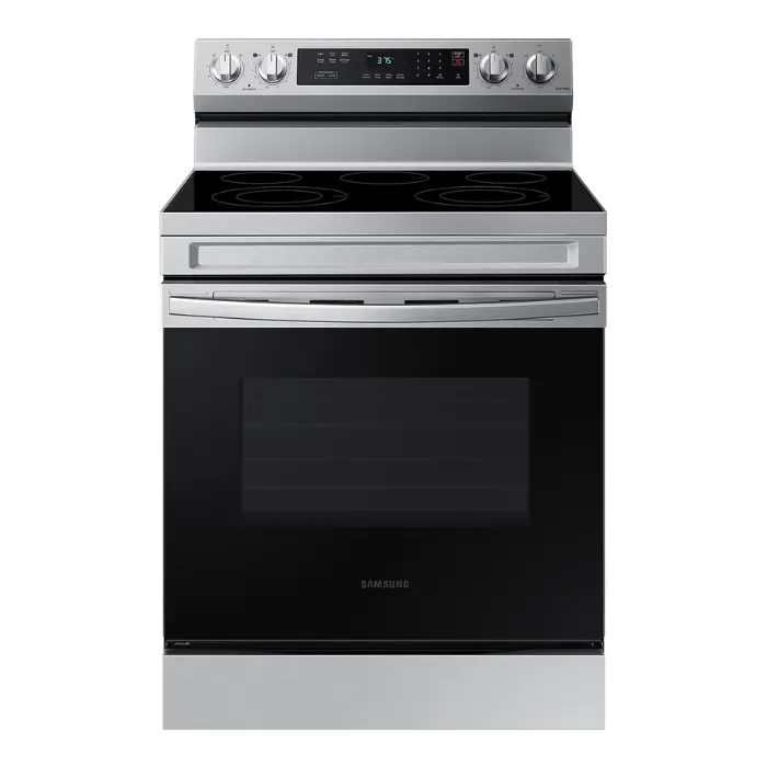 Cocina Eléctrica Samsung 30" Wi-Fi 5 Quemadores Plateada NE63F6311SR/AP